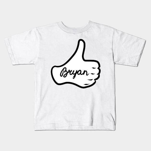 Men name Bryan Kids T-Shirt by grafinya